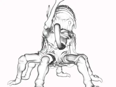 XarvZhul The Thousand-Eyed Herald 3D print model