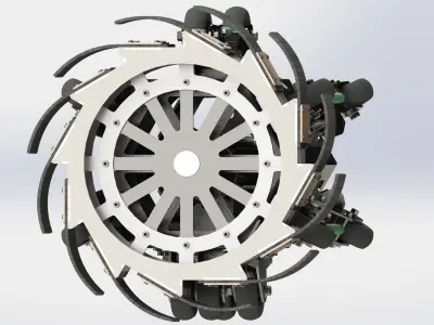 Tube Grinding Robot 3D model