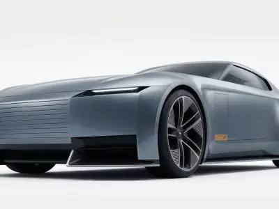 Jaguar Type 00 Concept Low-poly 3D model