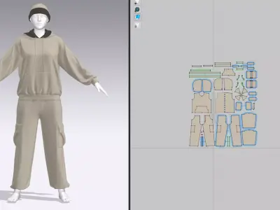 2 Tactical outfits vol04 3D model