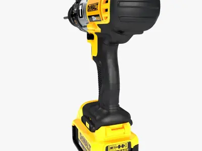 Cordless Drill 3D model 3