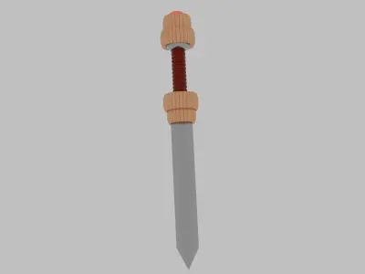 Onion sword 3D model