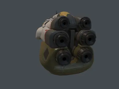 Trinity Ship Low-poly 3D model