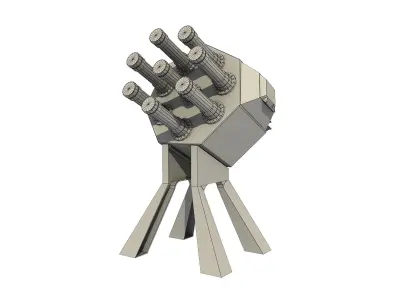 SEA SENTOR TORPEDO COUNTERMEASURES DECOY 3D model