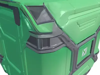 SciFi Energy Container 3D model