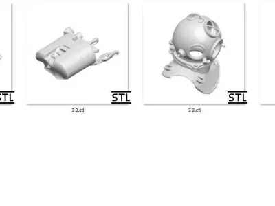 historical helmet diver Helmtaucher Taucher Schiffsmodell 3D print model purchase