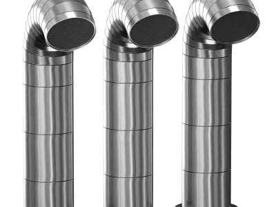 Ventilation pipe 3D model purchase