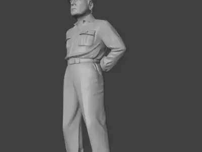 Douglas MacArthur 3D print model