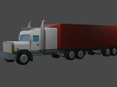 Truck trailer  3D model