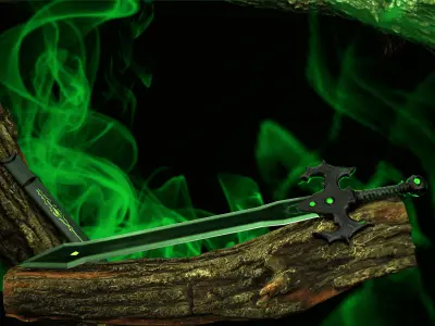 Envy Sword Low-poly 3D model