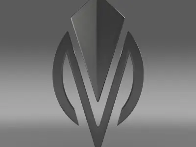 dimora logo 3D model by Sergey