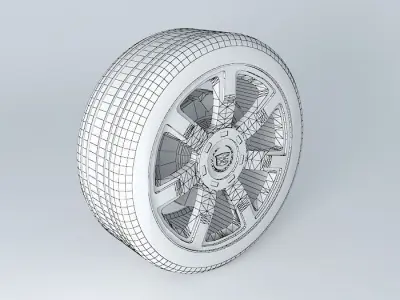 Cadillac Escalade Wheel Free 3D model