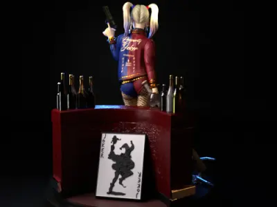 Harley Quinn Tested and Ready For Printing 3D print model