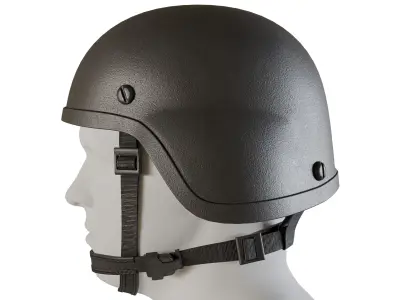 HighCom Striker ULACH IIIA helmet Low-poly 3D model