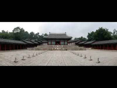 Korea Gyeonghuigung Palace oriental temple House 3D model