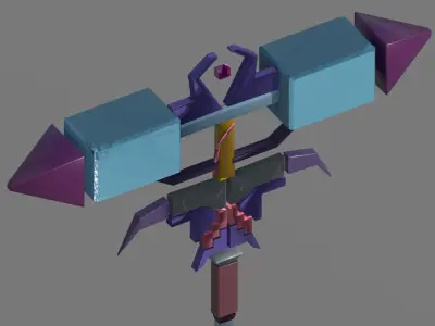 Free Epic Hammer Free low-poly 3D model