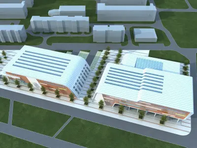 Office Building 3D model buy