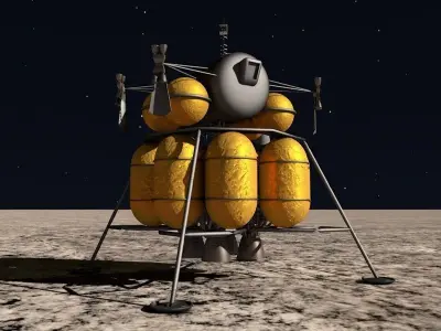 NASA Artemis lunar lander Free 3D model