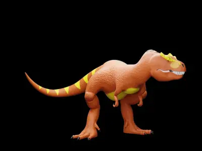 Tyrannosaurus Rex File Folder Free 3D model