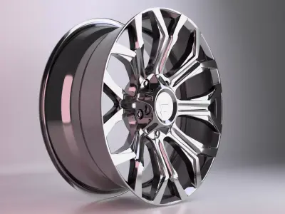 Fittipaldi FA21 Wheels 3D model