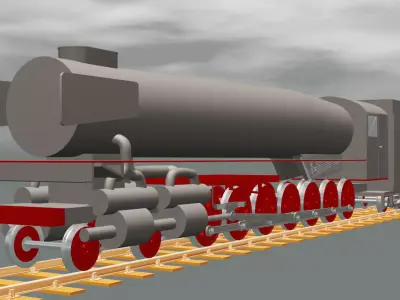 german 18 wheeler Free 3D model