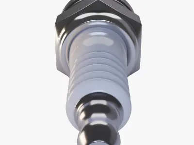 Spark Plug 3D model by 3DModelingCorp