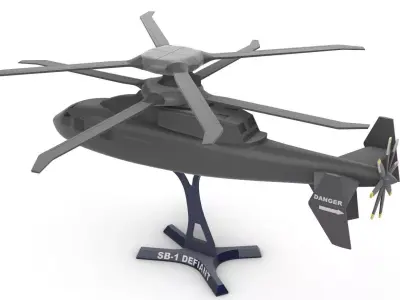 SB-1 Defiant 3D print model