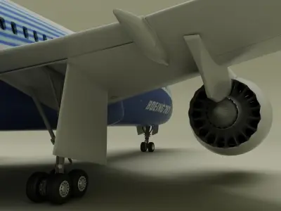 Boeing 787 3D model buy