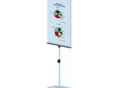 Pie Office Chart 3D model