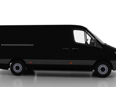 Mercedes Benz Sprinter L2H1 2015 Cargo EU 3D model