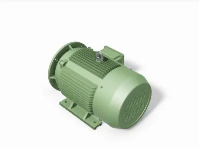 200L B35 Left IEC electric motor - 3D CAD model 3D model