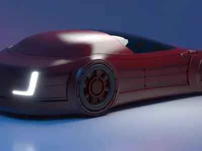 Future Car 25 3D model