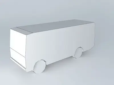 Russian BUS PAZ Free 3D model