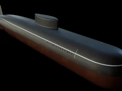 K-222 Submarine 3D model