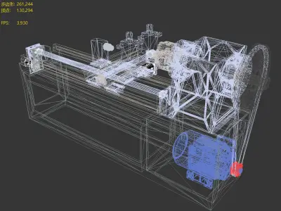 CNC Lathe DAG Module 3D model