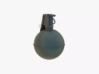 M67 Frag Grenade Low-poly 3D model buy