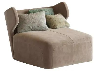 DC 100 Chaise Longue Ceccotti Collezioni 3D model