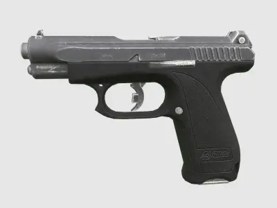 GSH-18 Low-poly 3D model