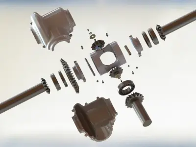 Differential Gear 3D model