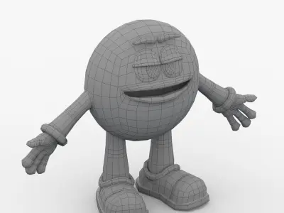M and Ms Characters 3D model