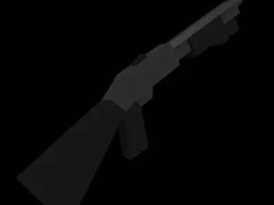 SImpleWeapons 50X - lowpoly Low-poly 3D model