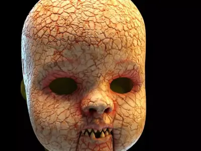 possessed doll mask 3D print model