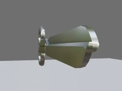 Scissors - Cut - Tesoura de corte Low-poly 3D model