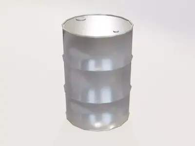 Oil Drum 00 Low-poly 3D model