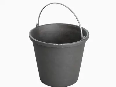 Industrial Bucket 03 Low-poly 3D model