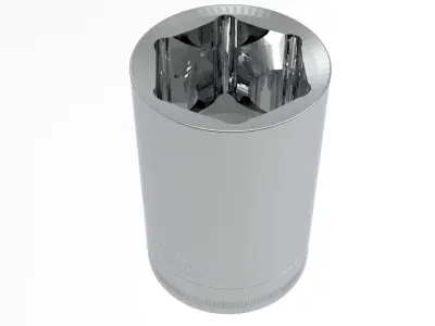 Deep Socket 10 mm 3D model