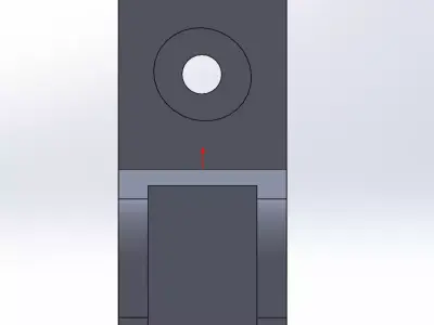 Heavy Duty Angle Pivot Bracket Support 3D model