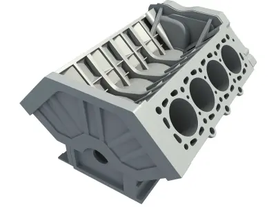 Engine Block 3D model