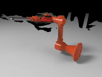 Welder arm Free 3D model