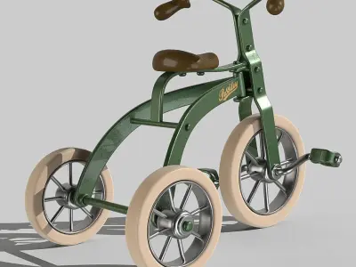 Tricycle 3D model by IzatAbdraimov